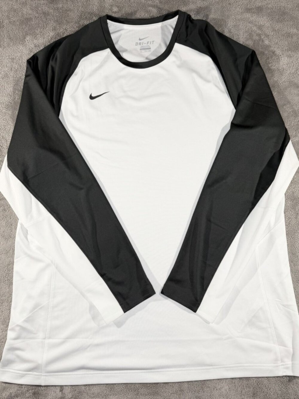 BRAND NEW W/TAG NIKE Dri-Fit MENS 2XL WHITE/BLACK 618486-123 ELITE SHOOTER SHIRT